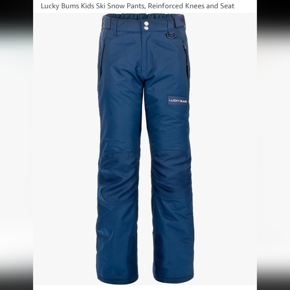 Lucky bum kids Ski Snow Pants Reinforced Knees and Seat XS youth size 5…